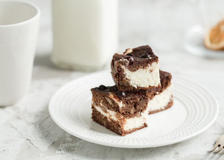 Dupla csokis, túrós brownie: verhetetlen ízkombináció