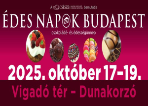 Édes Napok Budapesten, 2025. október 17–19.