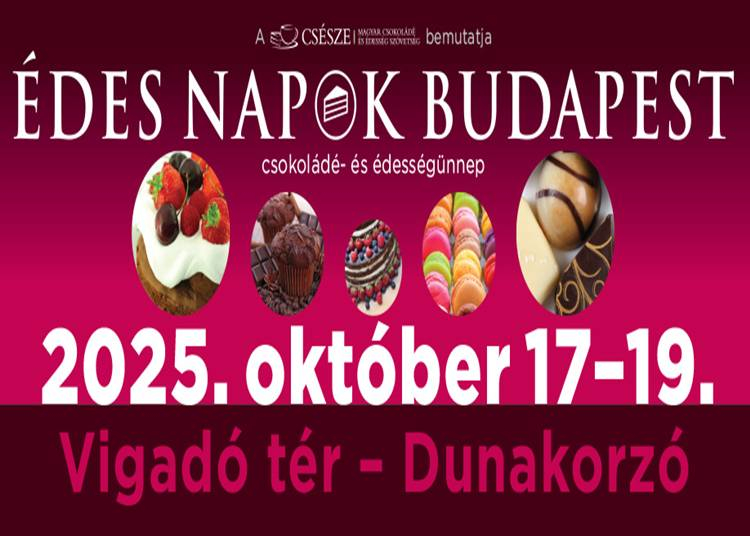 Édes Napok Budapesten, 2025. október 17–19.